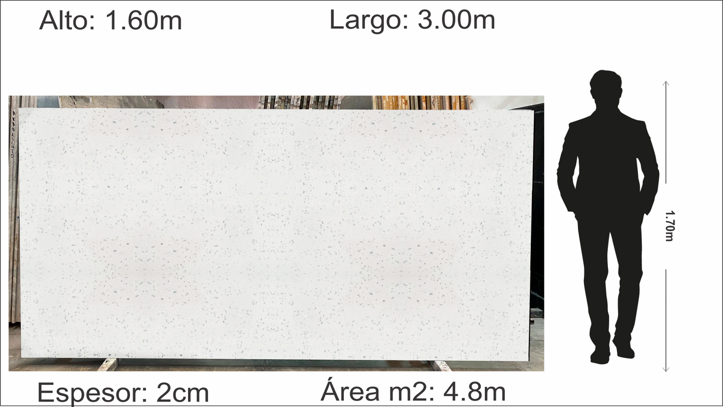 Cuarzo Star Lite White